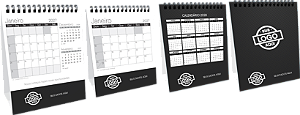 CALENDÁRIO DE MESA COM BASE PERSONALIZADA * 10unidades