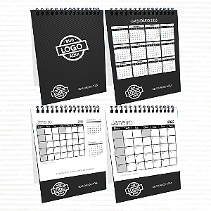 CALENDÁRIO DE MESA COM BASE PERSONALIZADA * 10unidades