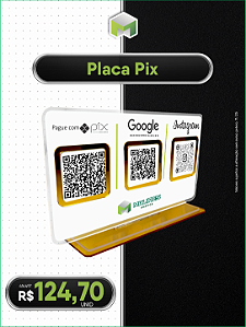 # BLACK FRIDAY 2025 - PLACA 3 PARTES - PIX, GOOGLE INSTAGRAM