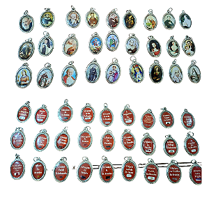 6 MEDALHAS DEVOCIONAIS (BRINDE RELÍQUIA) COM FRETE GRÁTIS