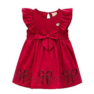 Vestido Infantil Vermelho
