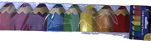 Borda decorativa - Jumbo Colored Pencils