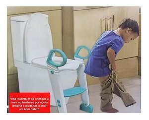 Assento Infantil de Vaso Sanitário Troninho com Escada