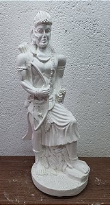 Imagem Orixá Oxossi 30cm Gesso Cru