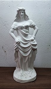 Imagem Maria Mulambo 40cm Gesso Cru