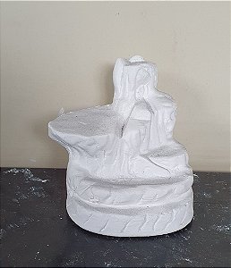 Incensário Cascata Modelo 1 Gesso Cru