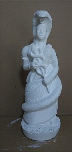 Imagem Orixá Oxumare 23cm Gesso Cru