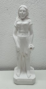 Imagem Pombagira Maria Farrapo 23cm Gesso Cru