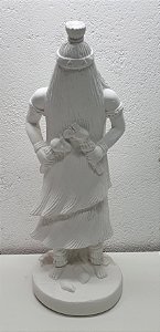Imagem Orixá Obaluae 35cm Gesso Cru