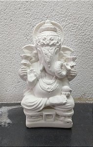 Ganesha 13cm Gesso Cru