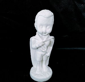 Imagem Exu Baby 12cm Gesso Cru