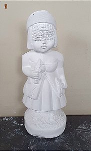 Imagem Orixá Iansã Baby 12cm Gesso Cru