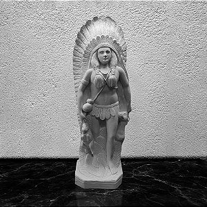 Imagem Cabocla Jurema 50cm Gesso Cru