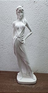 Imagem Pombagira Dama da Noite 30cm Gesso Cru