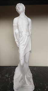 Imagem São Sebastião 40cm Gesso Cru