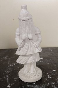 Imagem Orixá Obaluae 12cm Baby Gesso Cru