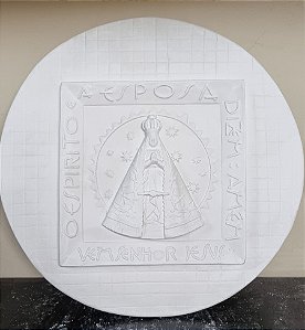 Mandala Nossa Senhora Aparecida Gesso Cru