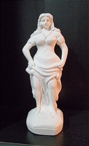 Imagem Pombagira Maria Mulambo 23cm Gesso Cru