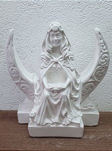 Imagem Deusa da Lua Arianhod 20cm Gesso Cru
