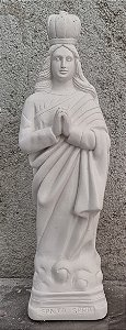 Imagem Santa Sara 23cm Gesso Cru