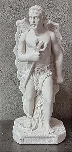 Imagem Exu Morcego 23cm Gesso Cru