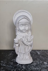 Imagem Santa Teresinha Baby 15cm Gesso Cru