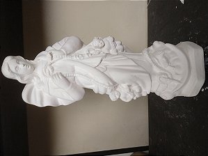 Imagem Nossa Senhora Desatadora de Nós 40cm Gesso Cru