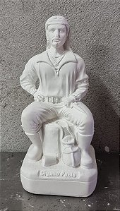 Imagem Cigano Pablo 23cm Gesso Cru