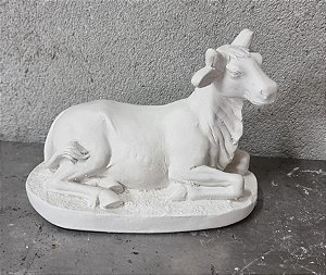 Vaca Presépio Gesso Cru