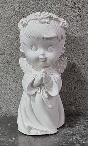 Imagem Anjinha 18cm Gesso Cru