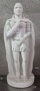 Imagem Exu Sete Facadas 30cm Gesso Cru