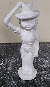 Imagem Malandra Maria Navalha Baby 12cm Gesso Cru