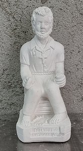 Imagem Preto Velho Pai Benedito das Almas 23cm Gesso Cru
