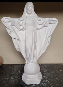 Imagem Orixá Oxalá 40cm Gesso Cru