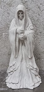 Imagem Exu Caveira 25cm Gesso Cru