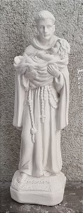 Imagem São Benedito 20cm Gesso Cru