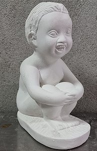 Imagem Ere Menino 20cm Gesso Cru
