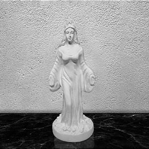 Imagem Iemanjá 15cm Gesso Cru