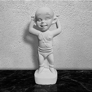 Imagem Exu Mirim 24cm Gesso Cru