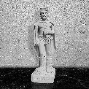 Imagem Exu Rei das Sete Encruzilhadas 23cm Gesso Cru