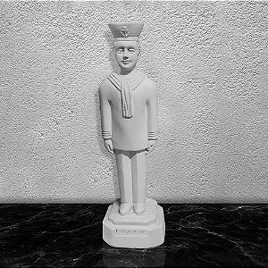 Imagem Marinheiro 23cm Gesso Cru