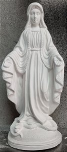 Imagem Nossa Senhora das Graças 40cm Gesso Cru