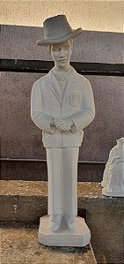 Imagem Zé Pilintra 60cm Gesso Cru