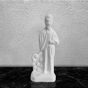 Imagem Exu 7 Porteiras 23cm Gesso Cru