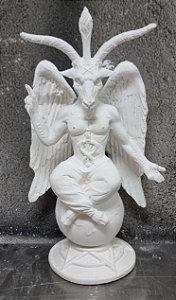 Imagem Baphomet 25cm Gesso Cru