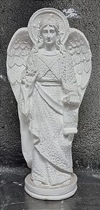 Imagem Anjo Gabriel 20cm Gesso Cru