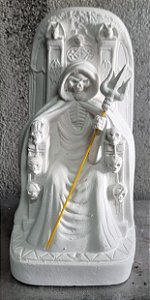 Imagem Tata Caveira 23cm Gesso Cru