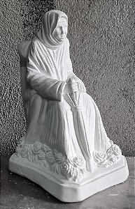 Imagem Nha Chica 20cm Gesso Cru