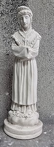 Imagem Nossa Senhora Salete 20cm Gesso Cru