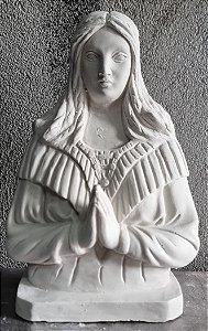 Busto Santa Sara 23cm Modelo 2 Gesso Cru